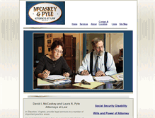 Tablet Screenshot of mccaskeylaw.com